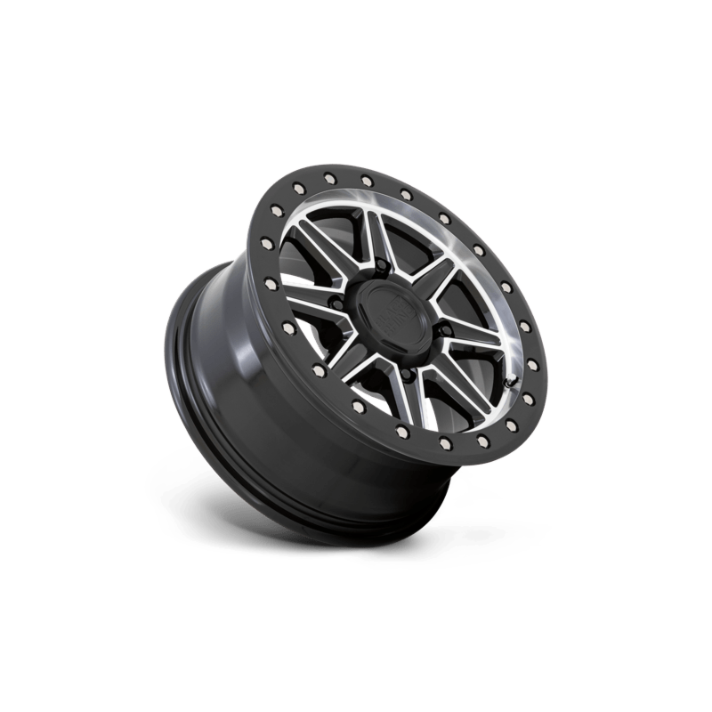 WEBB BEADLOCK GLOSS BLACK W/ MACHINED FACE 15X7 +51MM 4X137
