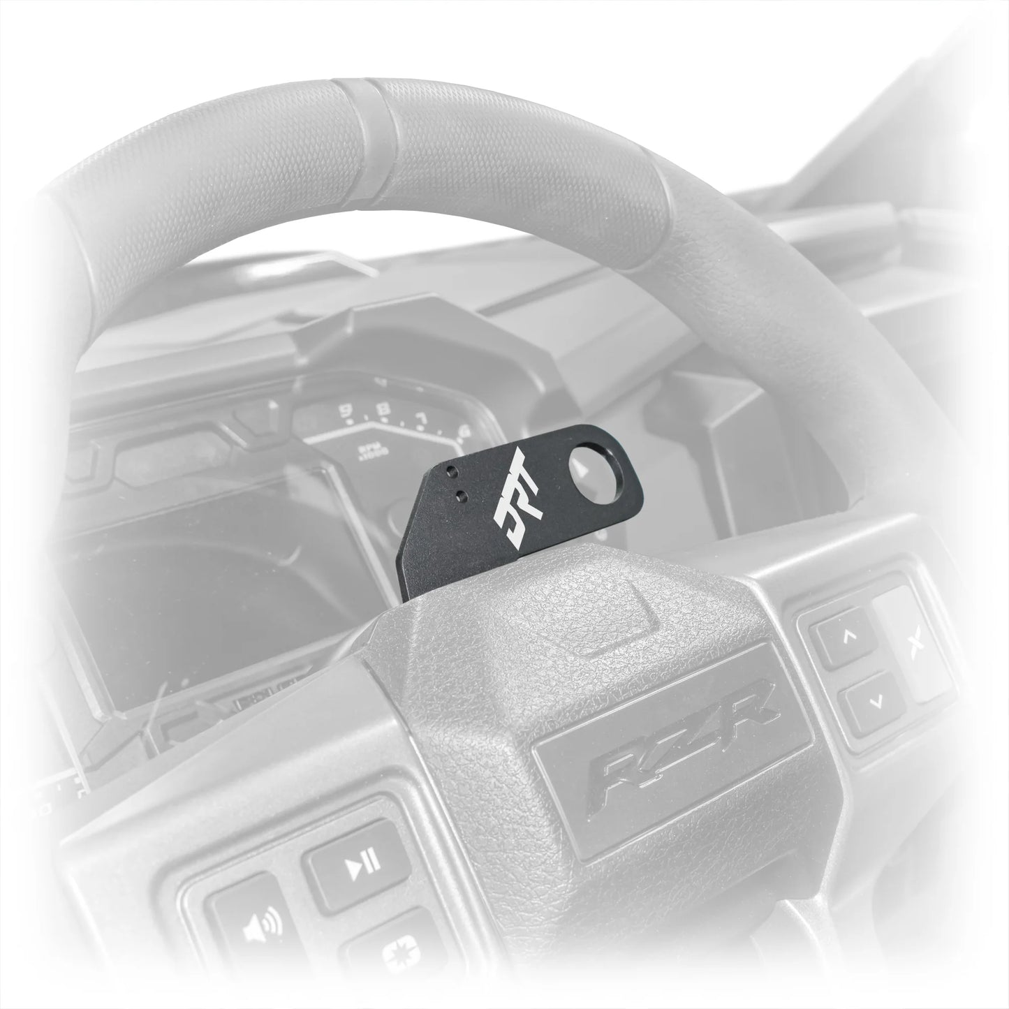 RZR 2020+ Steering Wheel Single Push-To-Talk Plate