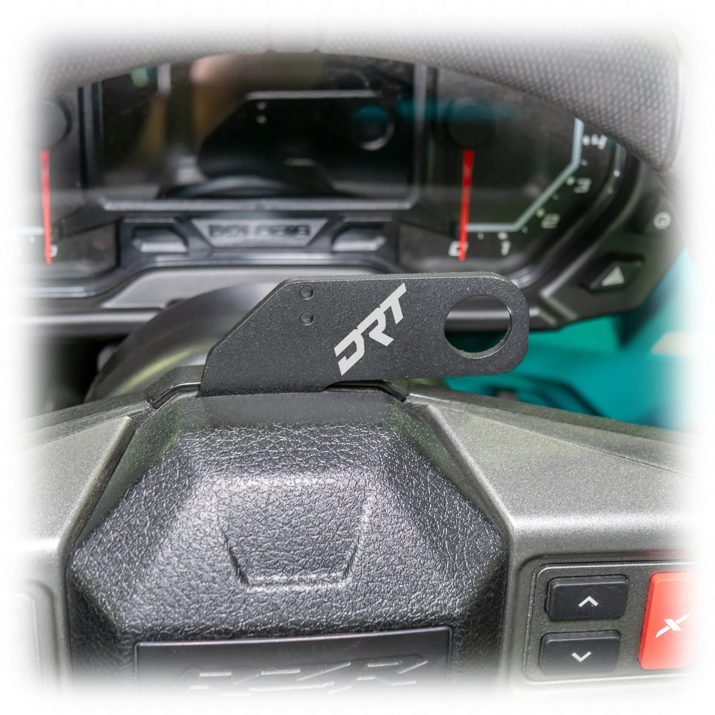 RZR 2020+ Steering Wheel Single Push-To-Talk Plate