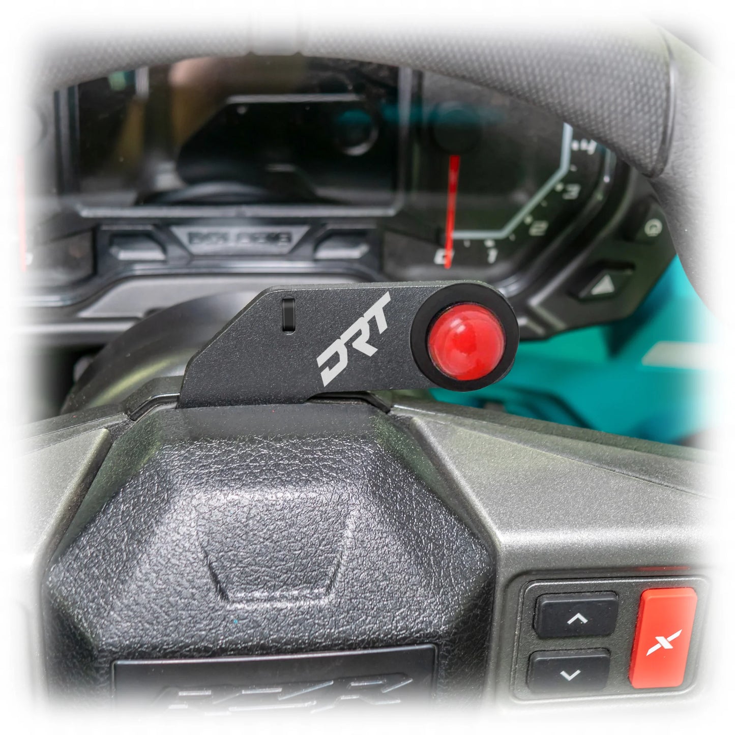 RZR 2020+ Steering Wheel Single Push-To-Talk Plate