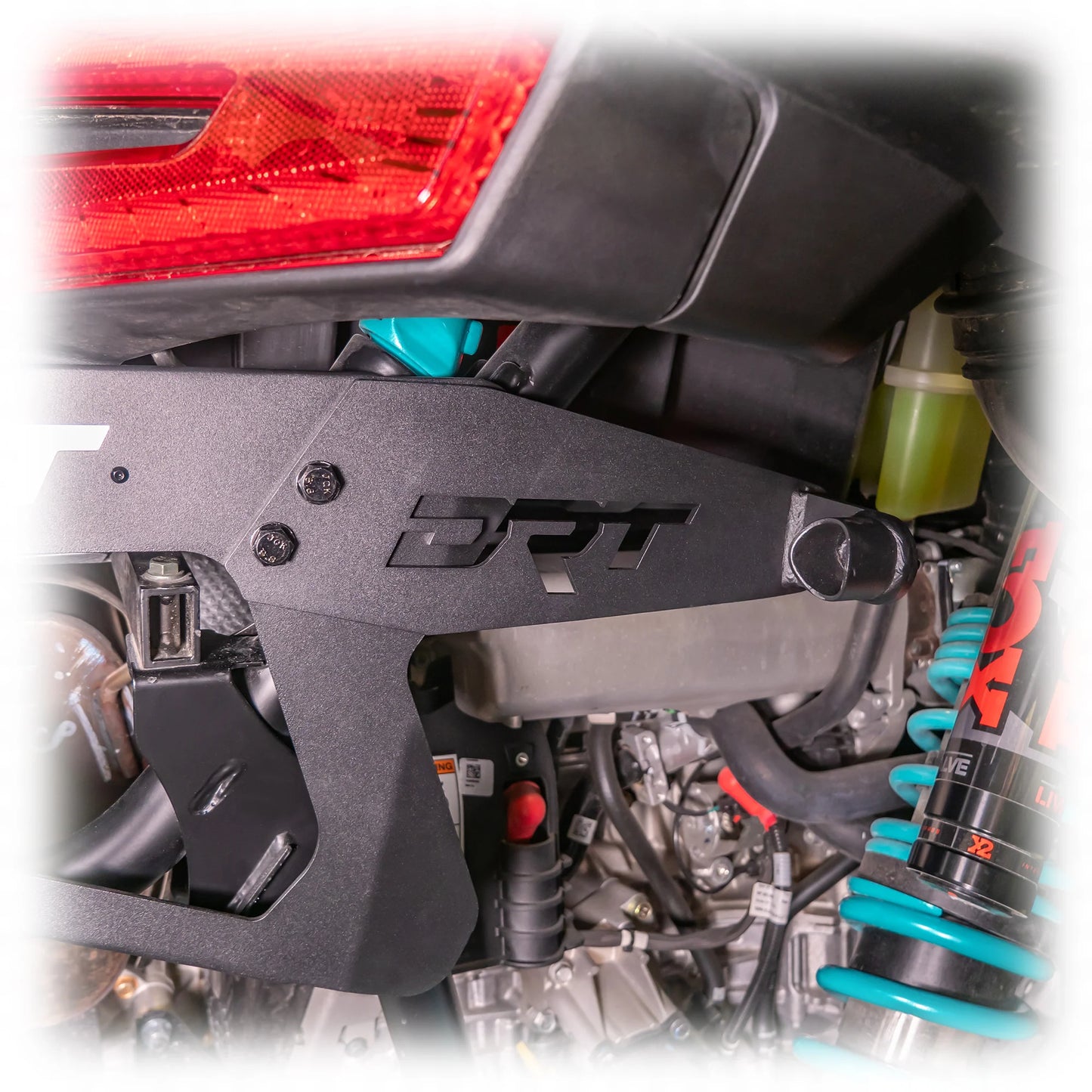 DRT POLARIS PRO R DESERT RUNNER FIXED TIRE CARRIER AGM ELECTRIC JACK HOLDER KIT