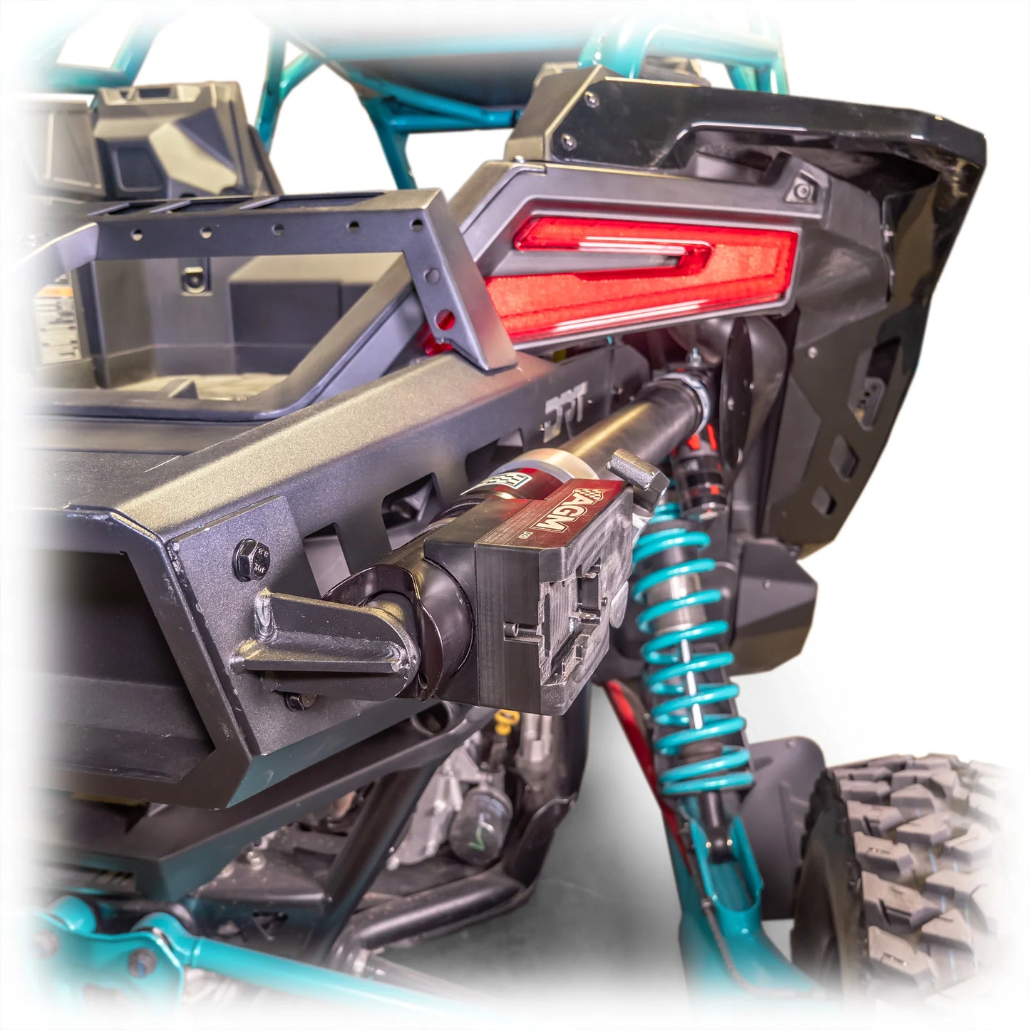 DRT POLARIS PRO R DESERT RUNNER FIXED TIRE CARRIER AGM ELECTRIC JACK HOLDER KIT