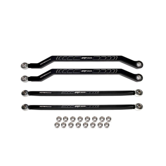DRT MOTORSPORTS BILLET RACE SERIES 7075 XD HIGH CEARANCE RADIUS ROD SET FOR POLARIS PRO R / PRO S / TURBO R