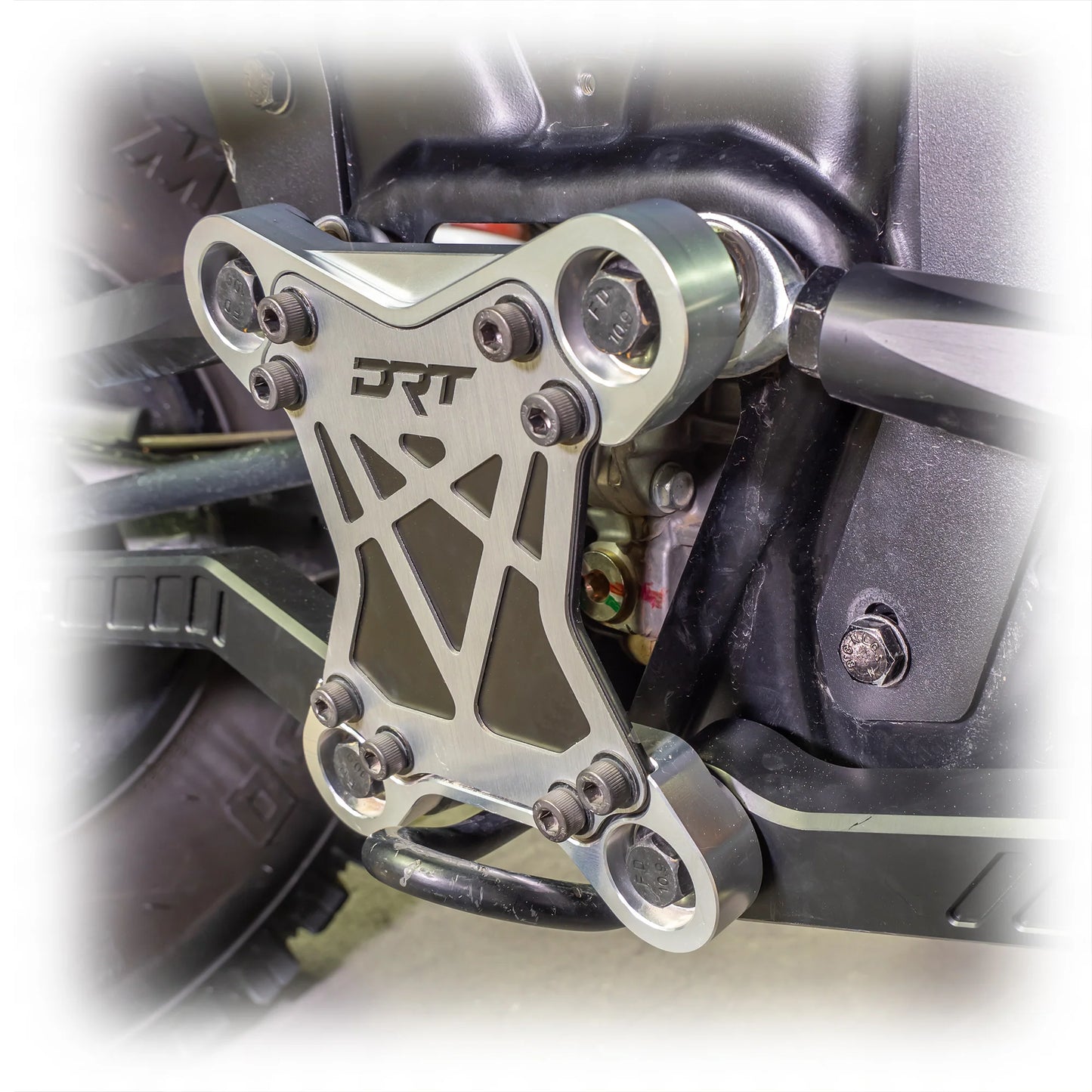 POLARIS RZR 2017+ XP1000/4 3-PC RADIUS ROD REINFORCEMENT PLATE (M12)