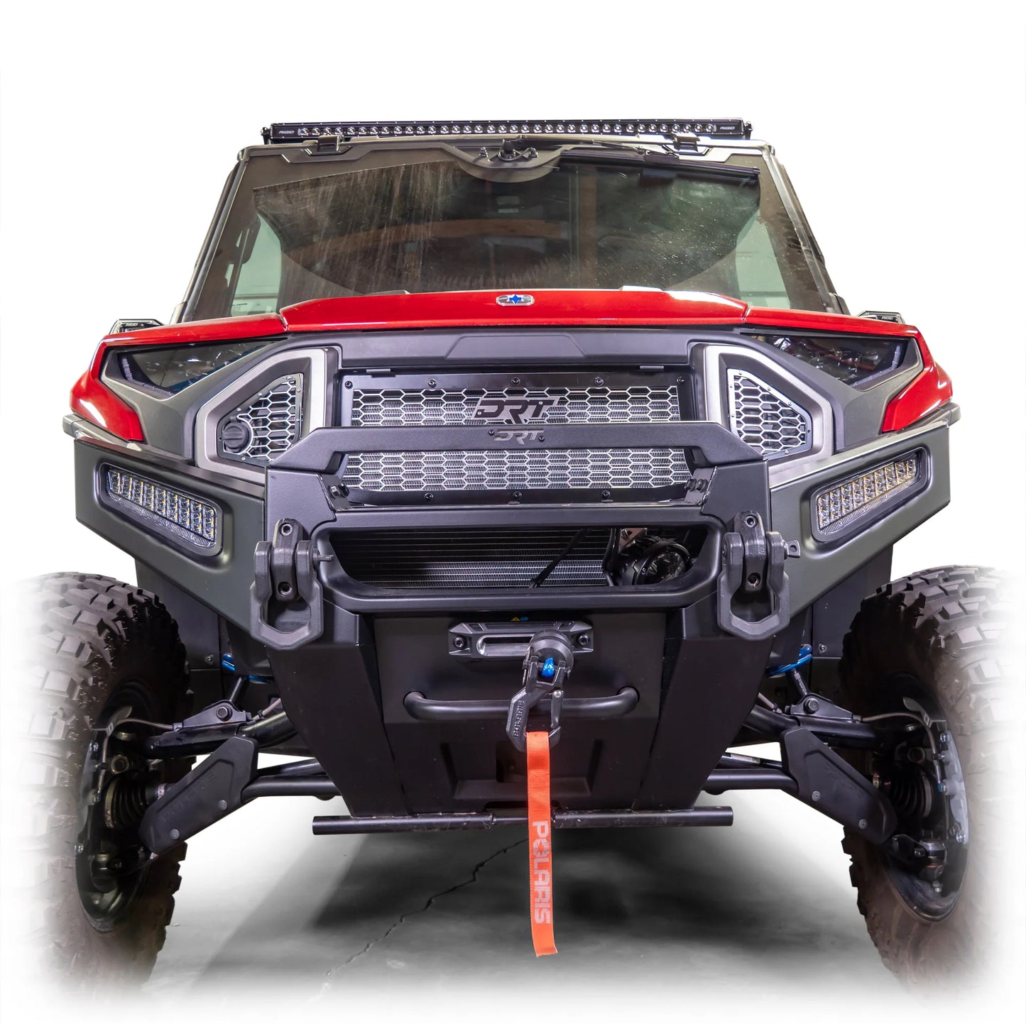 DRT POLARIS RANGER XD 1500 2024+ FRONT BUMPER LIGHT BRACKET KIT