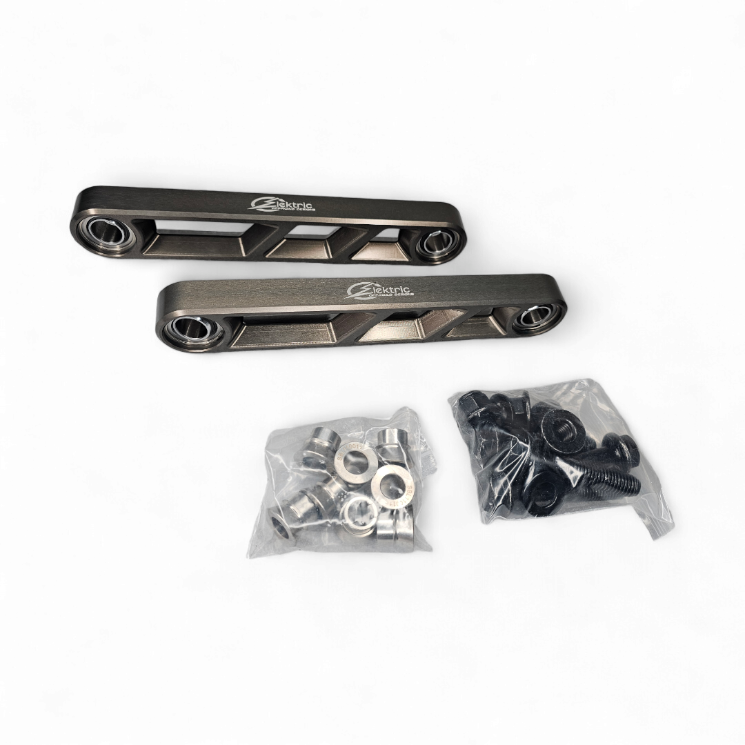 EOD 2017 TO CURRENT CAN-AM X3 MAVERICK VOLT REAR SWAY BAR LINKS WITH GUN METAL FINISH