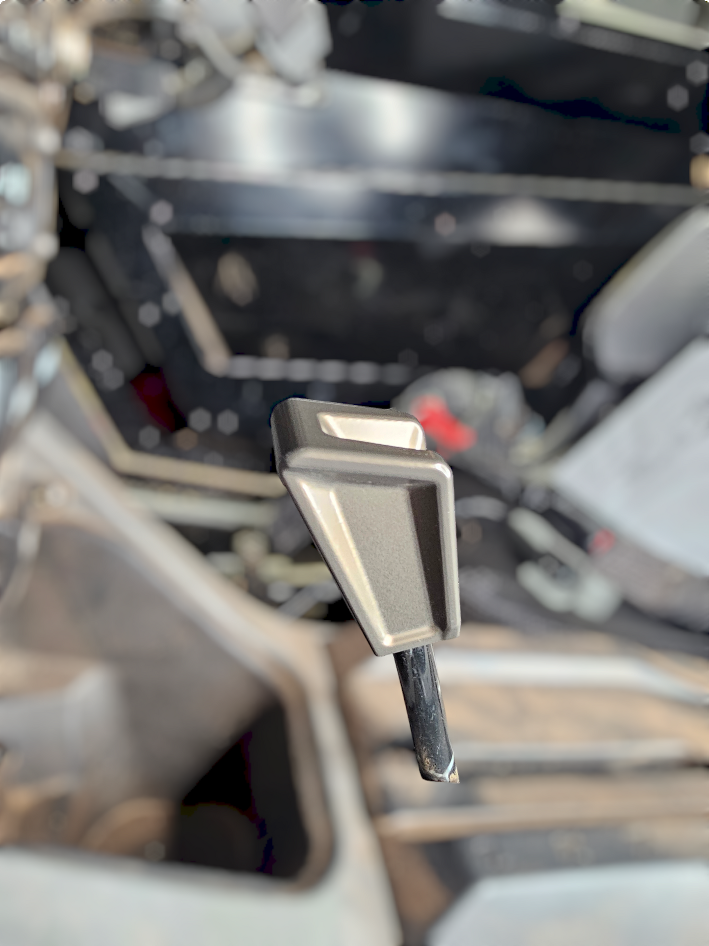 2020 TO CURRENT POLARIS RZR PRO R, PRO XP, TURBO R, and XPEDITION SHIFT KNOB ANODIZED GUN METAL FINISH