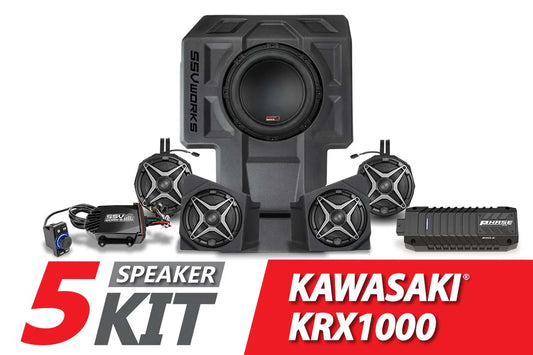 2020-2024 KAWASAKI KRX1000 2-SEATER A-SPEC 5-SPEAKER SSV WORKS AUDIO-KIT