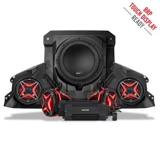 2024-2025 CAN-AM MAVERICK R, PHASE-4 V-SPEC 1650 WATT 5-SPEAKER STEREO SYSTEM