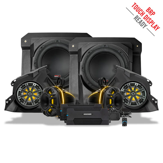 2024-2025 CAN-AM MAVERICK R, PHASE-6 K-SPEC 1650watt 6-SPEAKER STEREO SYSTEM WITH KICKER HORNS
