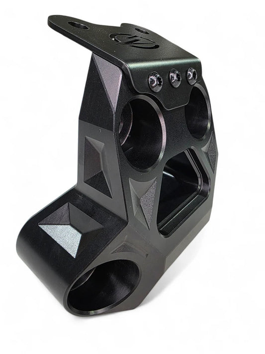 2024+ CAN-AM MAVERICK R BILLET RADIUS ROD PLATE (BLACK)