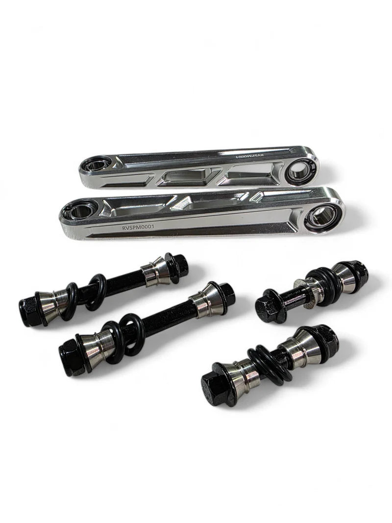 2024+ CAN-AM MAVERICK R FRONT SWAY BAR LINKS ANODIZED (CLEAR)