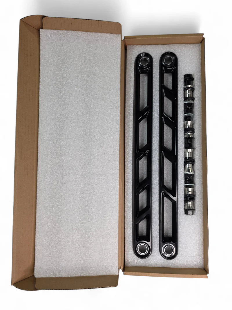 2024+ CAN-AM MAVERICK R REAR SWAY BAR LINKS ANODIZED BLACK