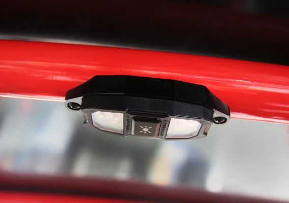 DOME LIGHT with BILLET MOUNT for 1.75" TUBE