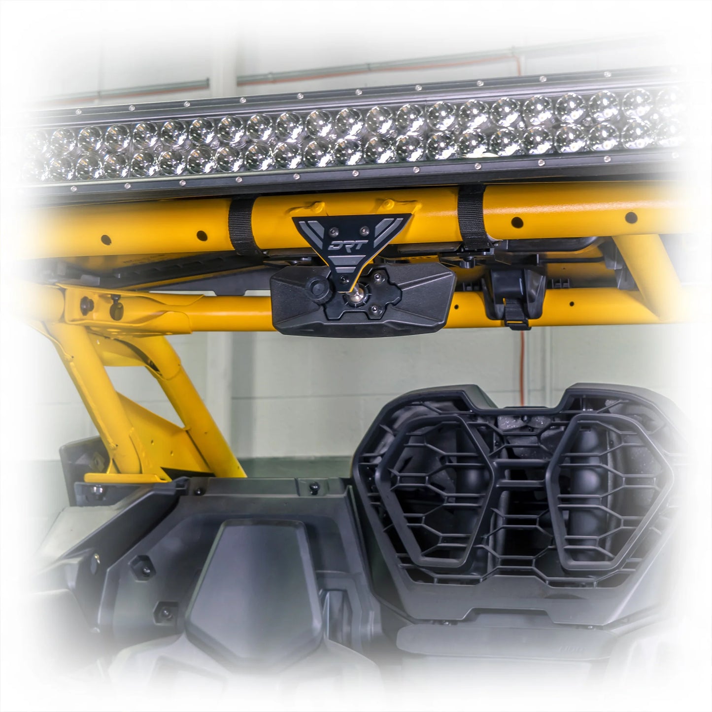 DRT CAN-AM MAVERICK X3 / R CENTER MIRROR TAB COVER PLATE for OEM CAGE