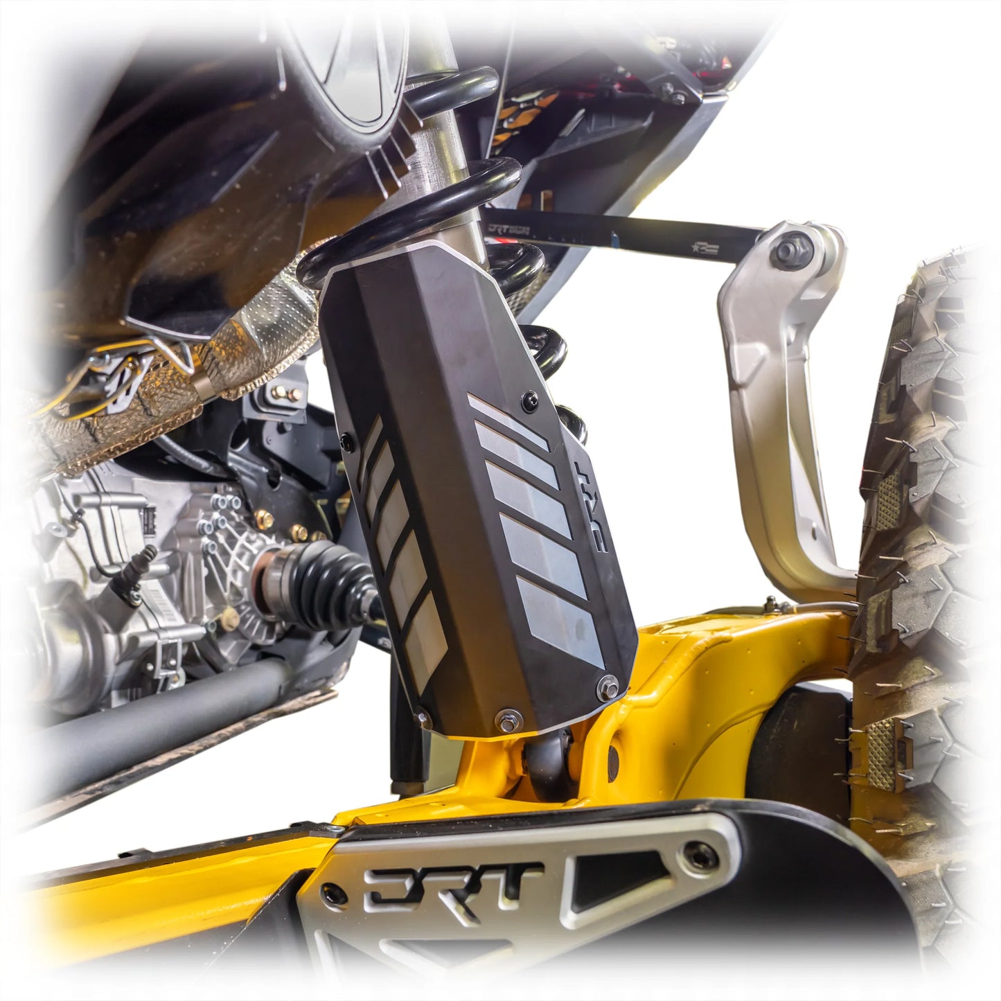 CAN-AM 2017+ MAVERICK X3/R REAR ALUMINUM SHOCK GUARDS