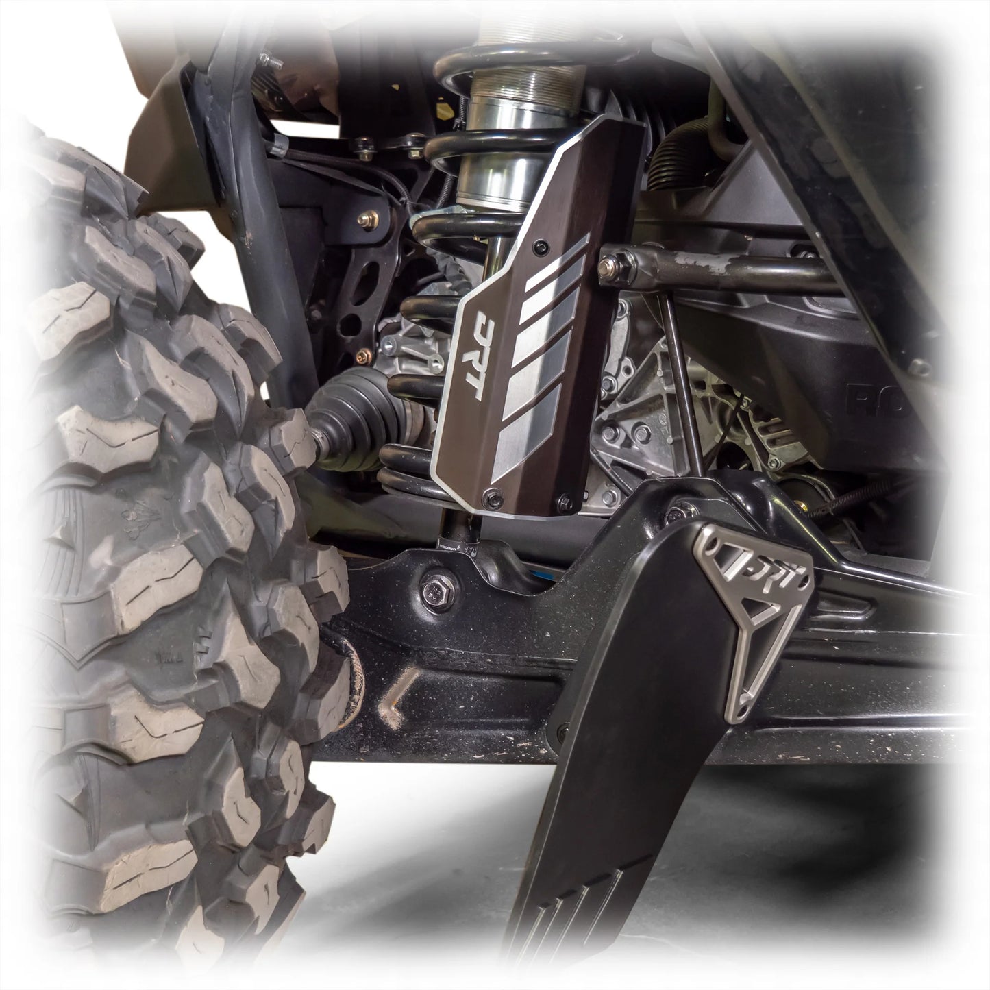 CAN-AM 2017+ MAVERICK X3/R REAR ALUMINUM SHOCK GUARDS