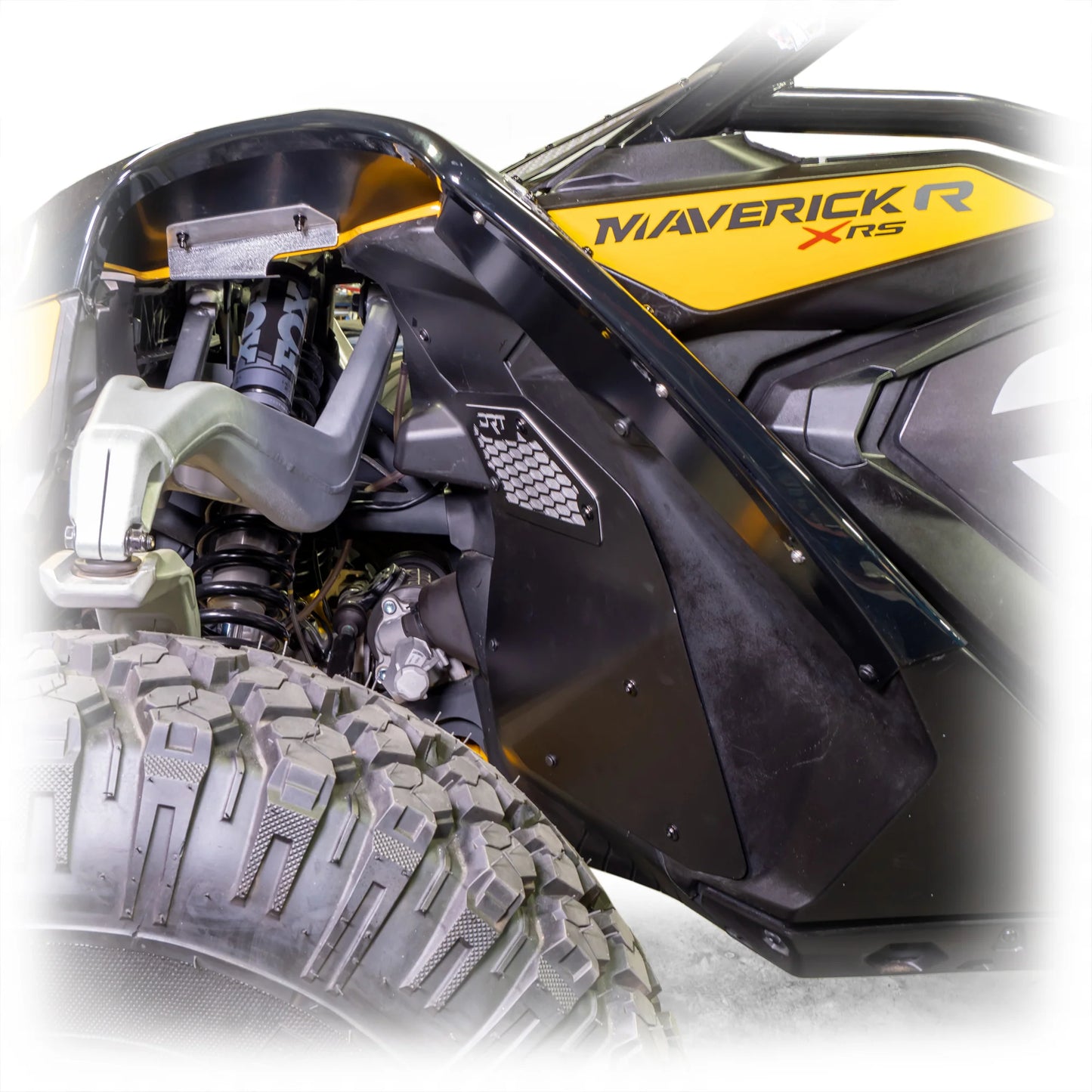 CAN-AM 2024+ MAVERICK R FRONT ALUMINUM ROCK GUARD KIT