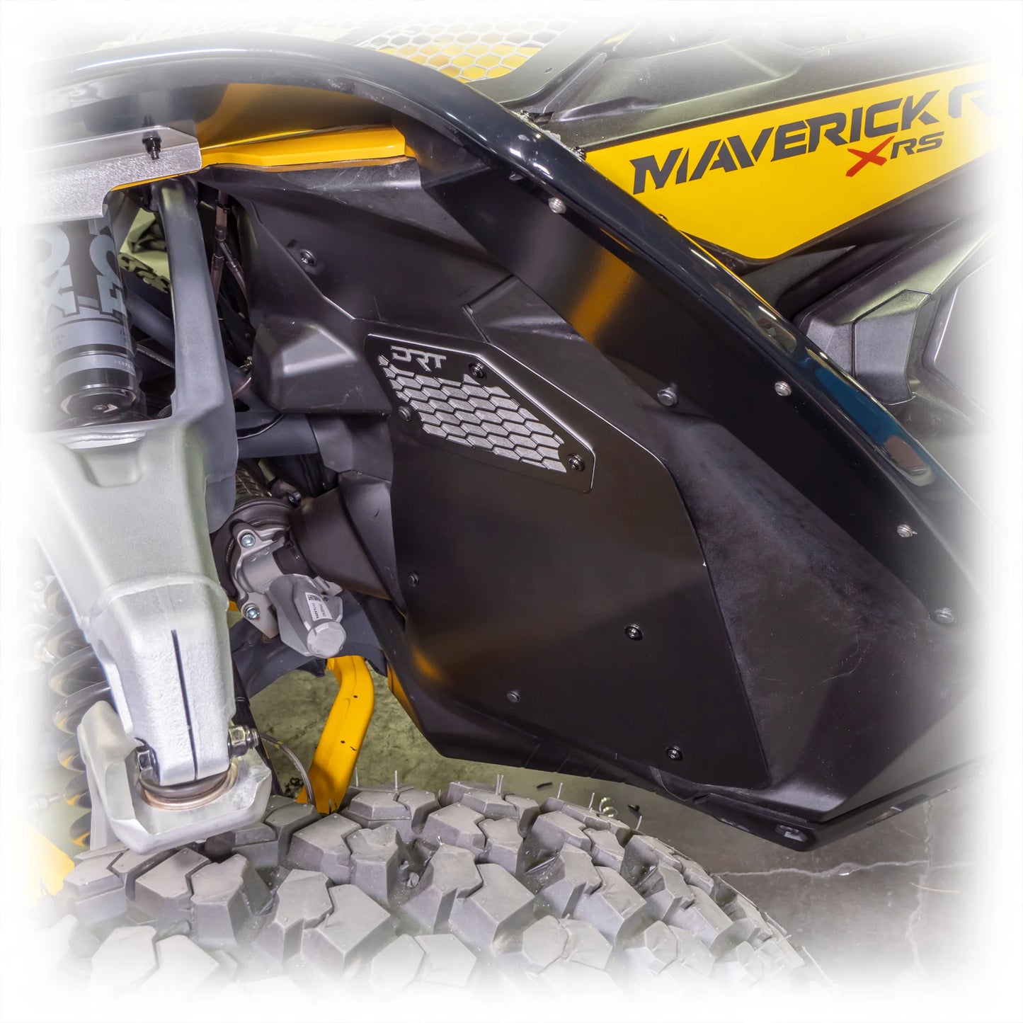 CAN-AM 2024+ MAVERICK R FRONT ALUMINUM ROCK GUARD KIT