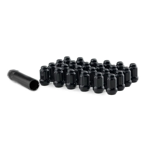 BLACK SPLINE DRIVE LUG NUTS + SOCKET