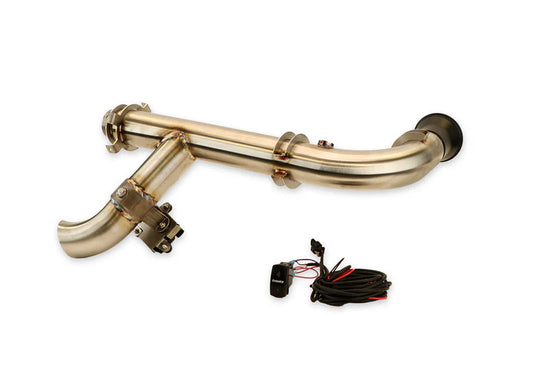 CAN-AM MAVERICK X3 - SIDE PIECE HEADER PIPE WITH ELECTRONIC CUTOUT
