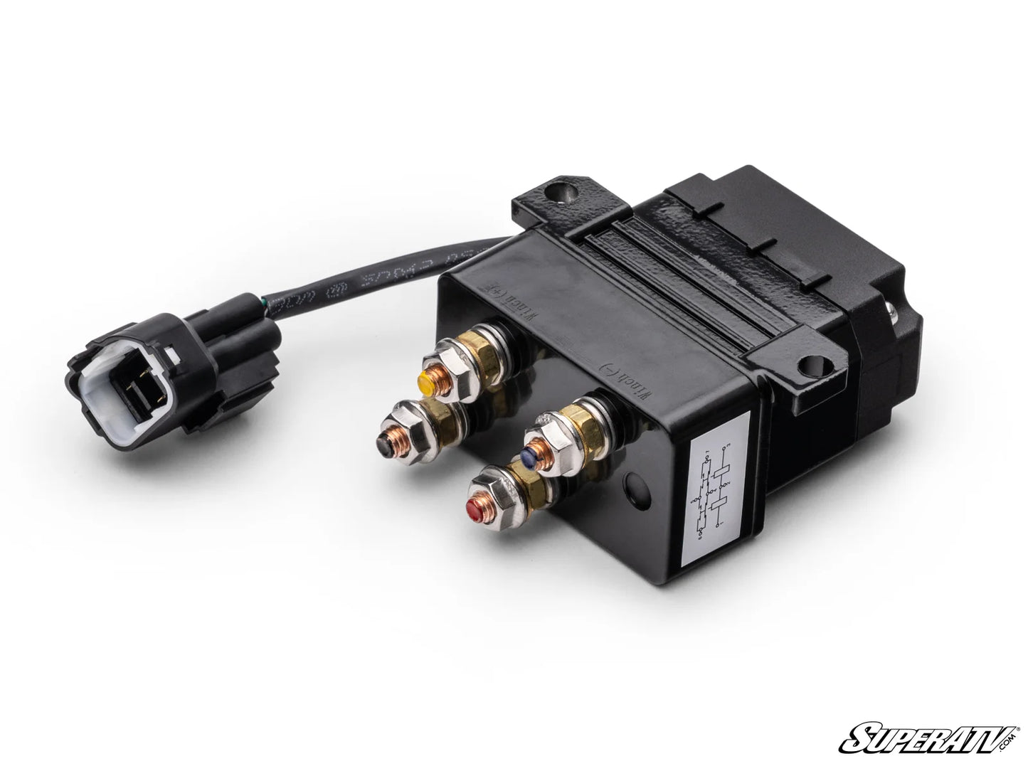 SuperATV Black Ops 4,500 lb. UTV/ATV Winch | Wireless Remote & Synthetic Rope