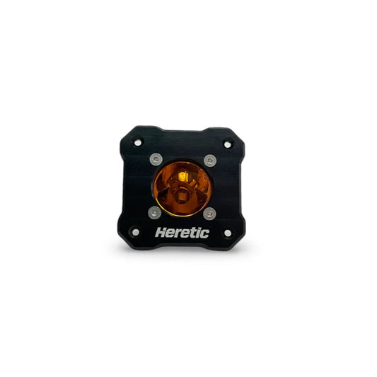 BA-1R AMBER FLUSH MOUNT LED POD LIGHT PAIR PACK