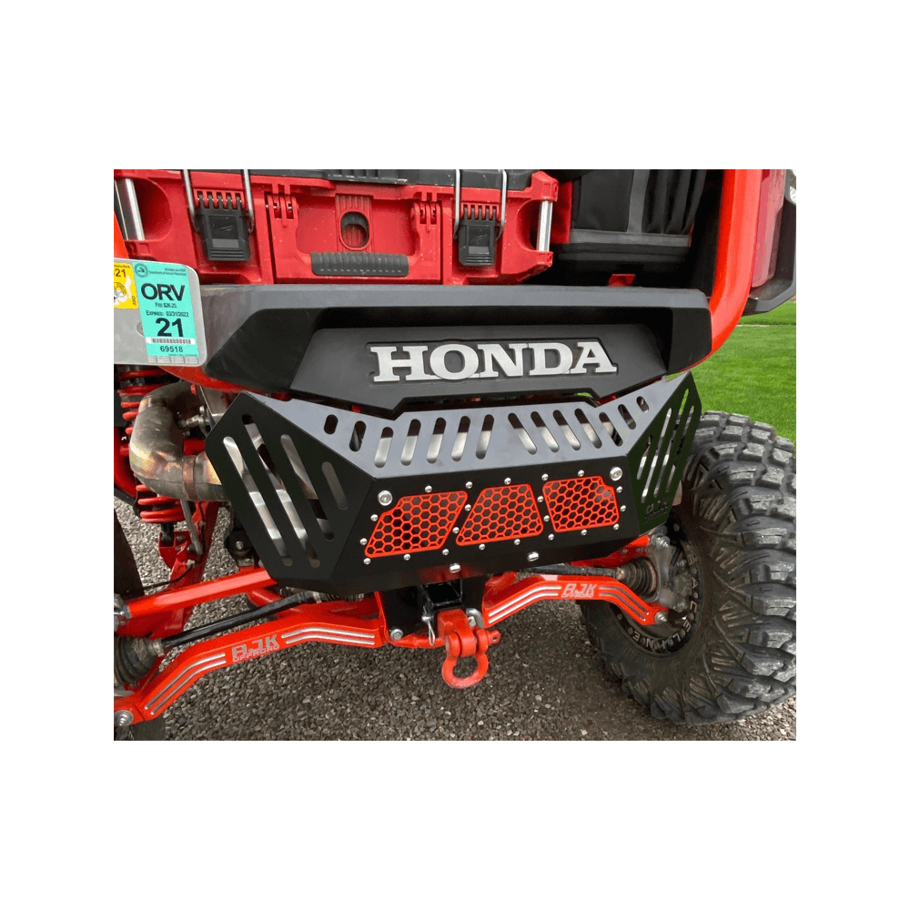 Honda Talon Exhaust Cover AJK Offroad Black