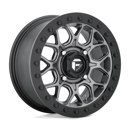 TECH BEADLOCK MATTE GUN METAL BLACK 15X10 +00MM 4X156