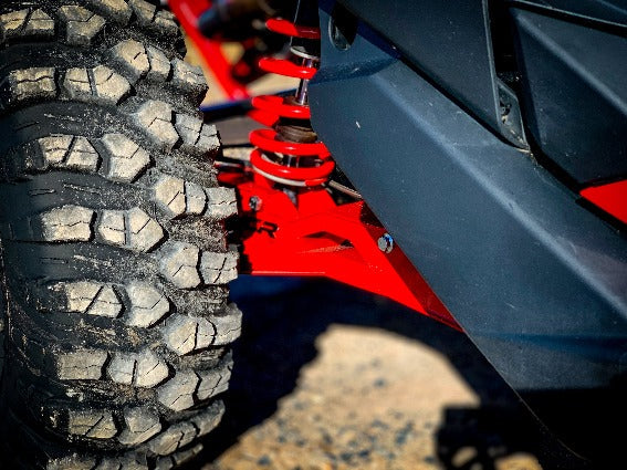 HCR RACING DUAL SPORT HIGH-CLEARANCE REPLACEMENT REAR TRAILING ARMS FOR POLARIS RZR PRO XP