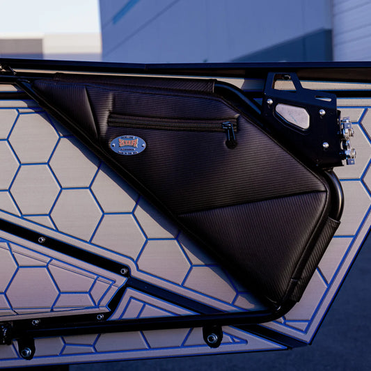 POLARIS PRO XP 4/PRO R 4/TURBO R 4 FRONT HI-BRED DOOR STORAGE BAGS V2