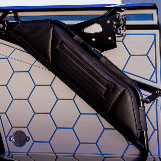 POLARIS PRO XP 4/PRO R 4/TURBO R 4 REAR HI-BRED DOOR STORAGE BAGS V2