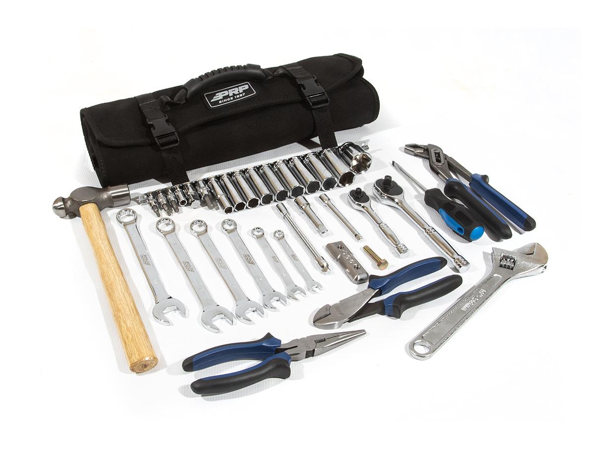 RZR ROLL UP TOOL BAG WITH 36PC TOOL KIT