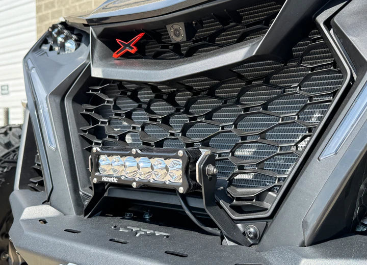 HERETIC CAN-AM MAVERICK LOWER GRILL 6" LIGHT BAR KIT