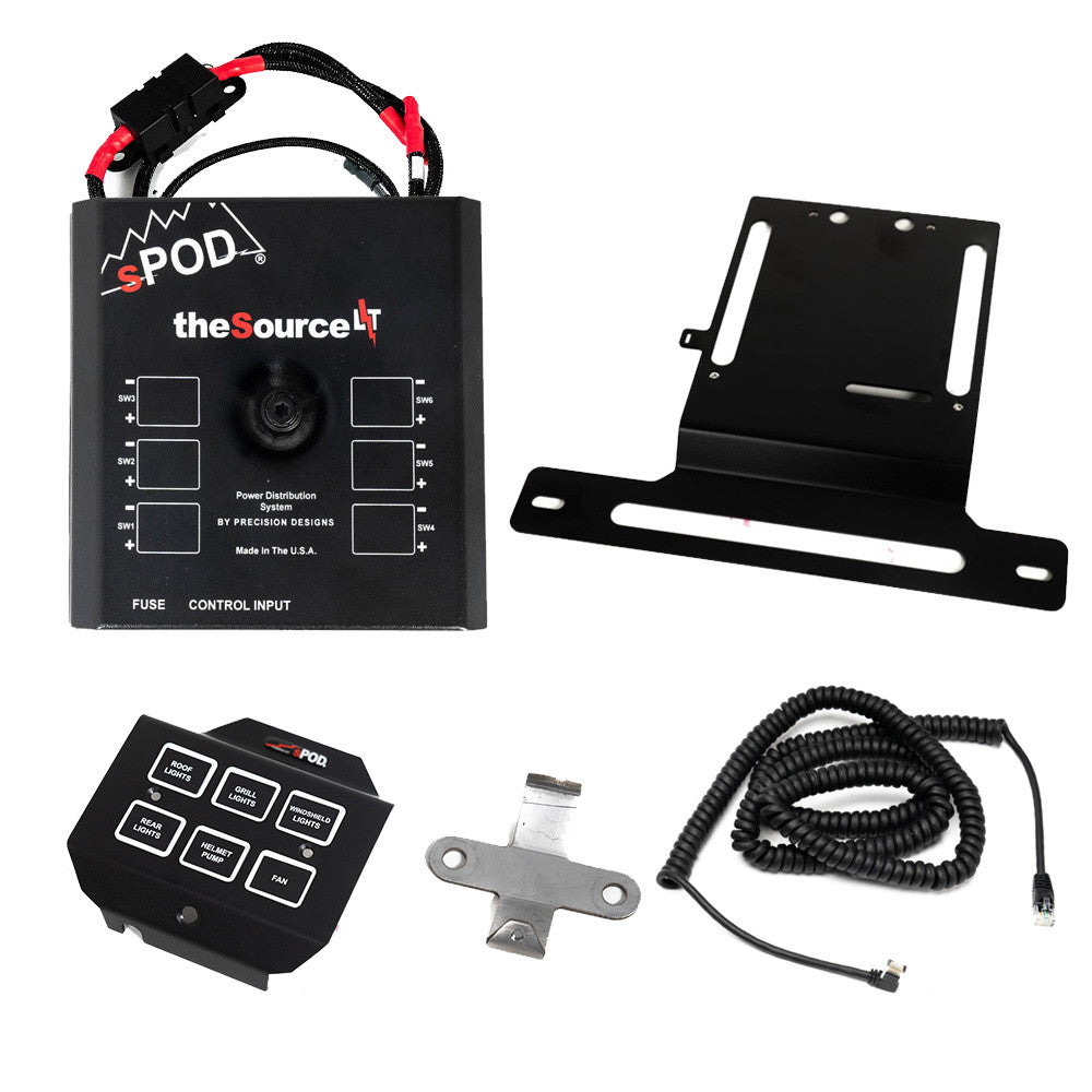 SOURCELT/MINI6 STEERING WHEEL MOUNT KIT - POLARIS RZR PRO R 2022-2025, TURBO R 2020-2024, PRO XP 2020-2025