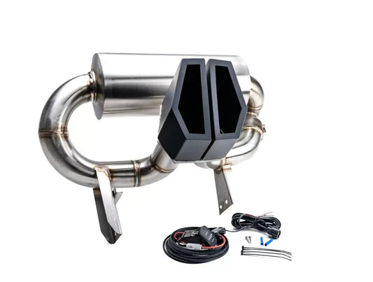 AGENCY POWER VALVETRONIC EXHAUST SYSTEM BLACK TIPS CAN-AM MAVERICK X3 TURBO