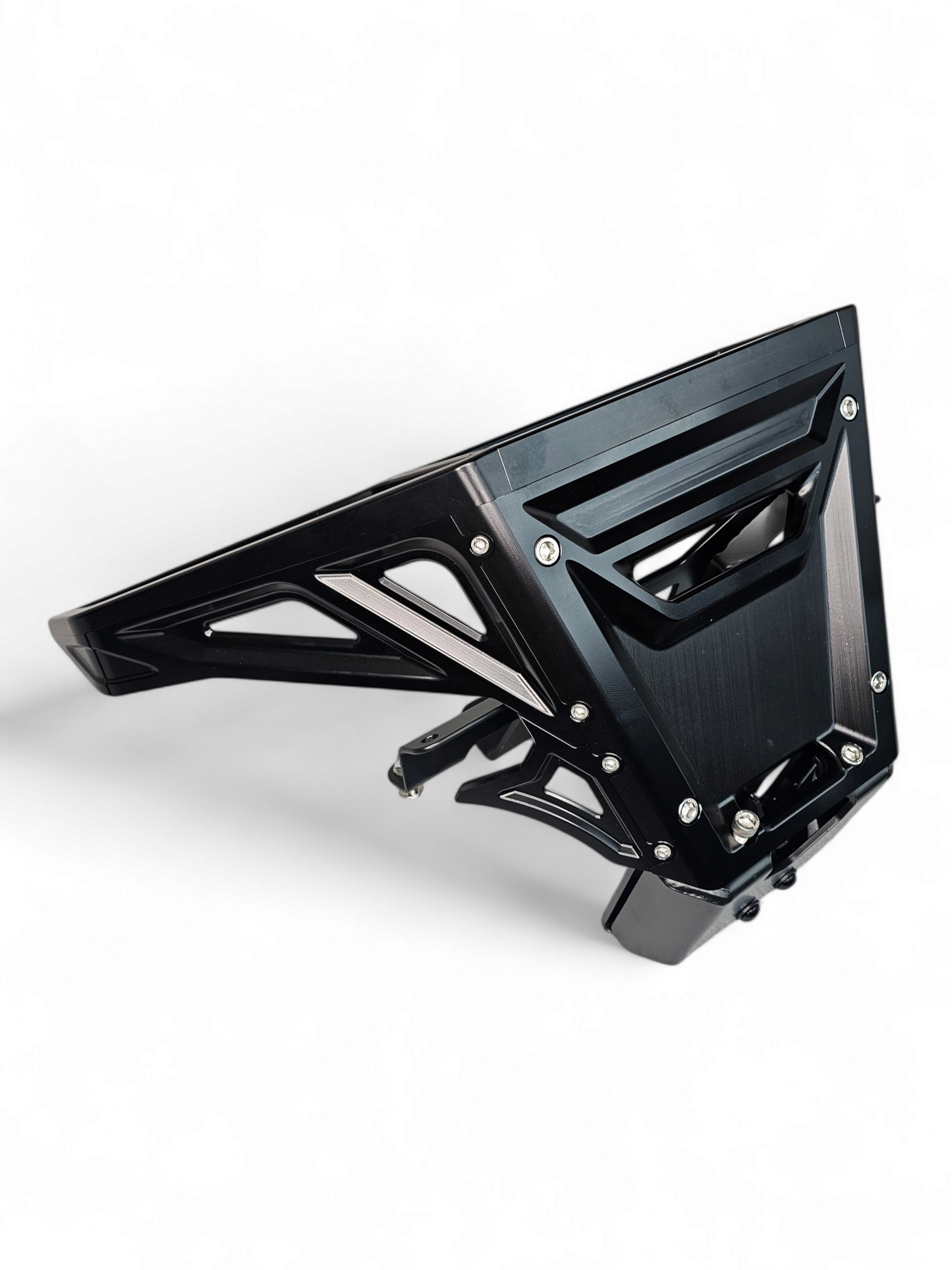 2017 TO CURRENT CAN-AM X3 MAVERICK MACHINED BILLET FRONT WINCH BUMPER (BLACK ANODIZE)