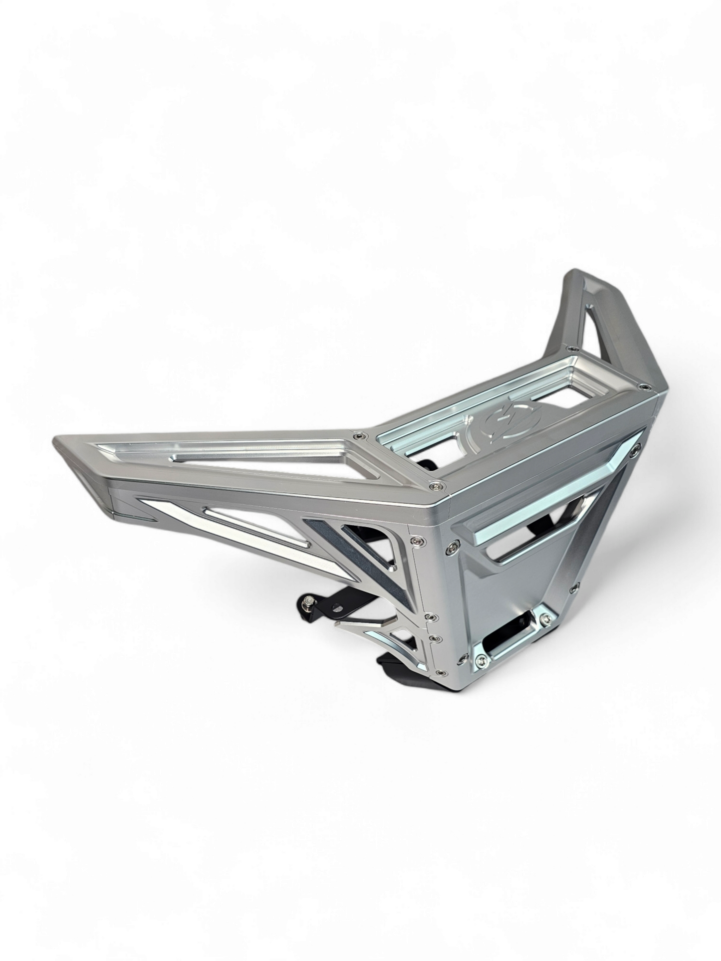 2017 TO CURRENT CAN-AM X3 MAVERICK MACHINED BILLET FRONT WINCH BUMPER (CLEAR ANODIZE)