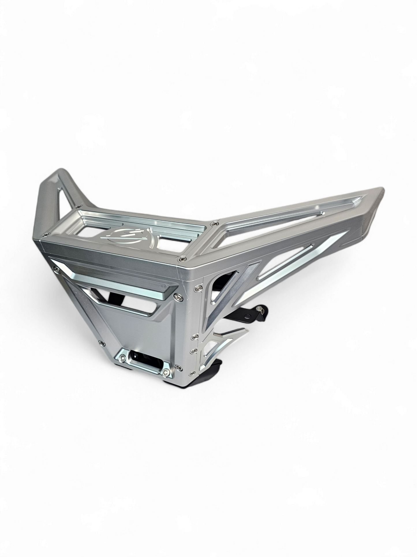 2017 TO CURRENT CAN-AM X3 MAVERICK MACHINED BILLET FRONT WINCH BUMPER (CLEAR ANODIZE)