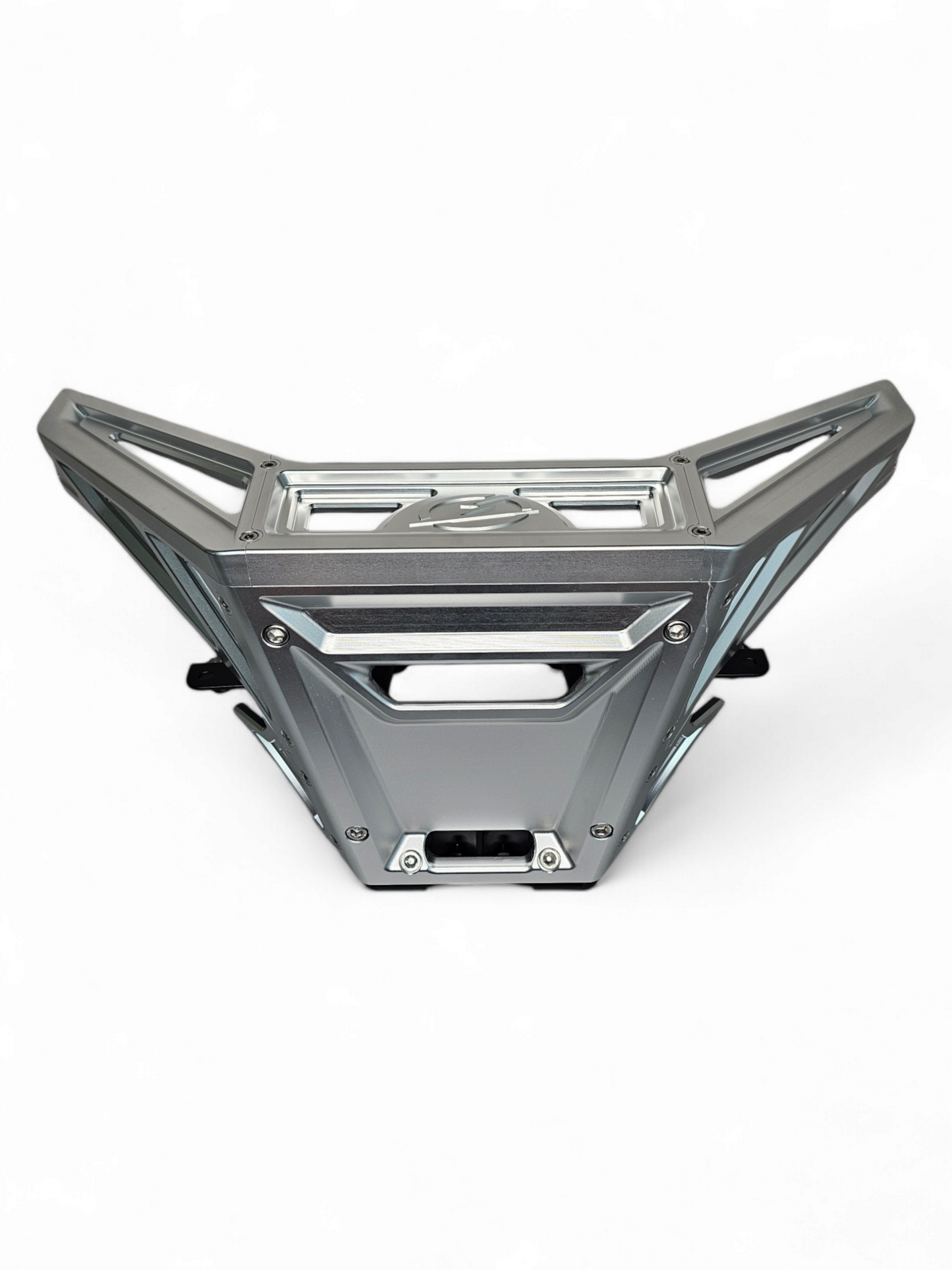 2017 TO CURRENT CAN-AM X3 MAVERICK MACHINED BILLET FRONT WINCH BUMPER (CLEAR ANODIZE)