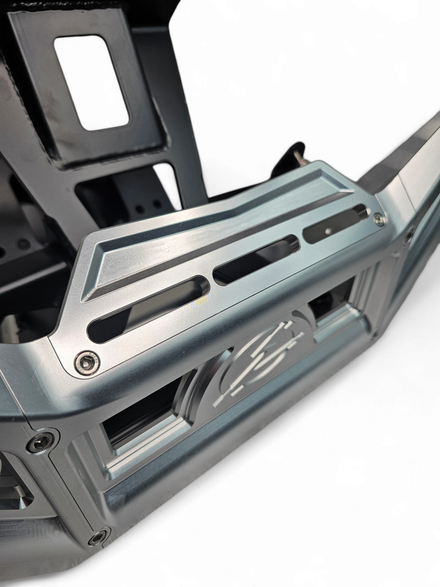 2017 TO CURRENT CAN-AM X3 MAVERICK MACHINED BILLET FRONT WINCH BUMPER (CLEAR ANODIZE)