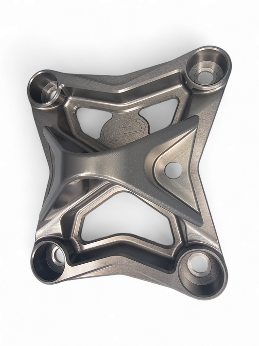 2017 TO CURRENT CAN-AM X3 MAVERICK 6 BOLT EOD XL RADIUS ROD PLATE WITH TOW HOOK GUN METAL