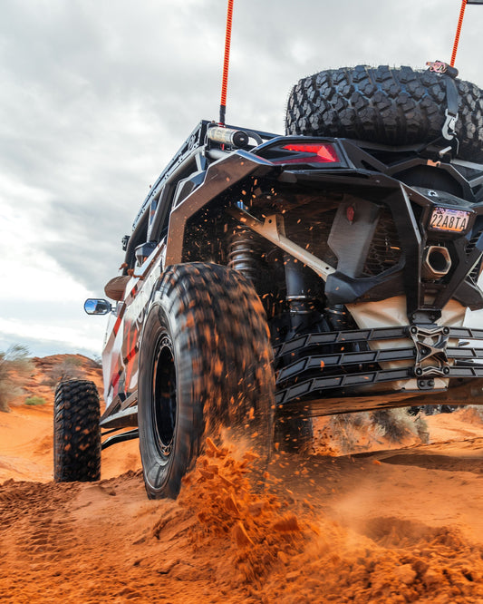 2017 TO CURRENT CAN-AM X3 MAVERICK HIGH CLEARANCE RADIUS RODS IN BLACK FINISH FOR 72"