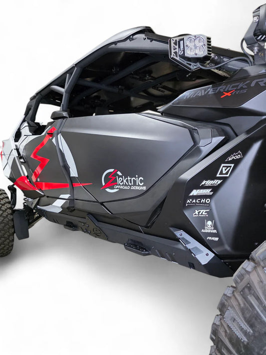 2024+ CAN-AM MAVERICK R VOLT ROCKER STEPS 4 SEAT