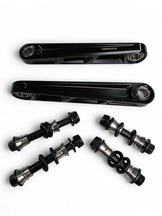 2024+ CAN-AM MAVERICK R FRONT SWAY BAR LINKS ANODIZED BLACK