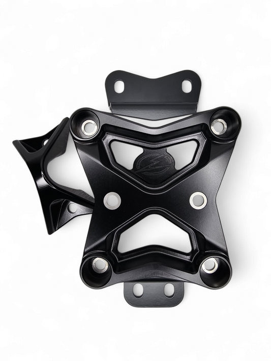 2022 TO CURRENT CAN-AM X3 10 BOLT RADIUS ROD PLATE WITH PULL HOOK (BLACK)