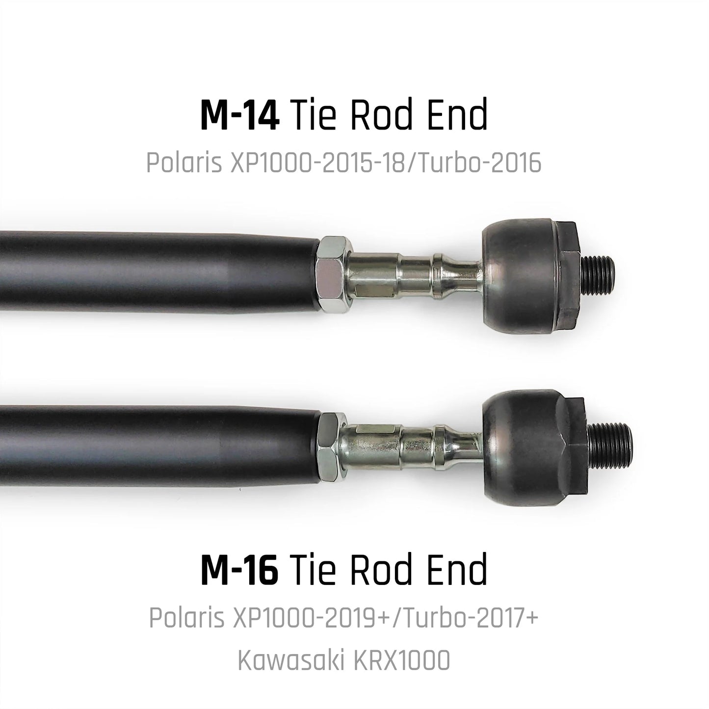 POLARIS RZR XP1000/4 HD BILLET ALUMINUM TIE ROD KIT (M14 Rack)