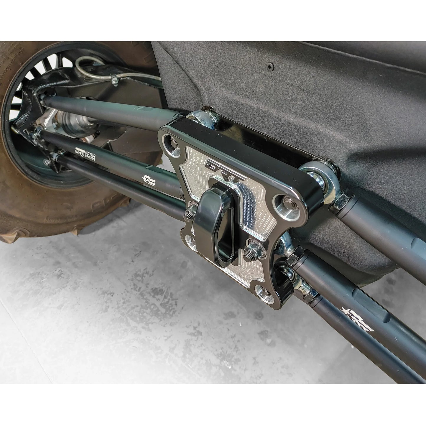 CAN-AM X3 2017+ BILLET ALUMINUM BARREL RADIUS ROD KIT BLACK