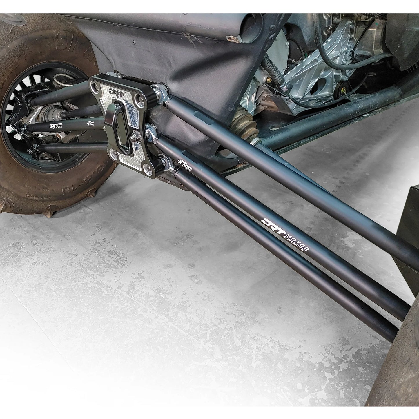 CAN-AM X3 2017+ BILLET ALUMINUM BARREL RADIUS ROD KIT BLACK