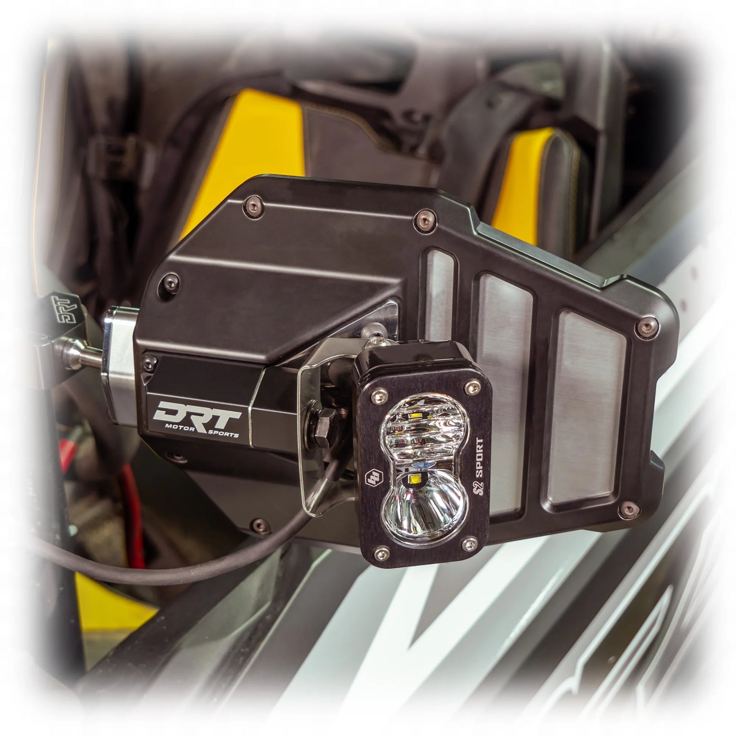 BILLET ALUMINUM TACTICAL CONVEX SIDE LIGHTED MIRROR SET KIT